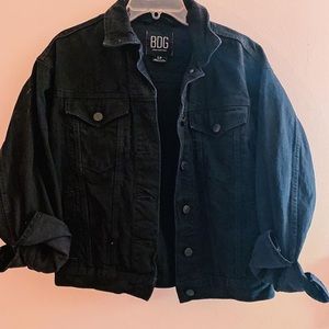 black denim jacket